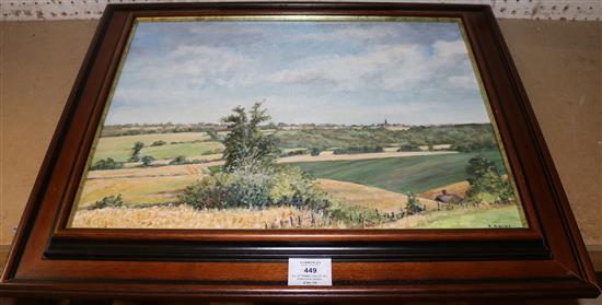 Oil of Pannel Valley by Dorothea Davies